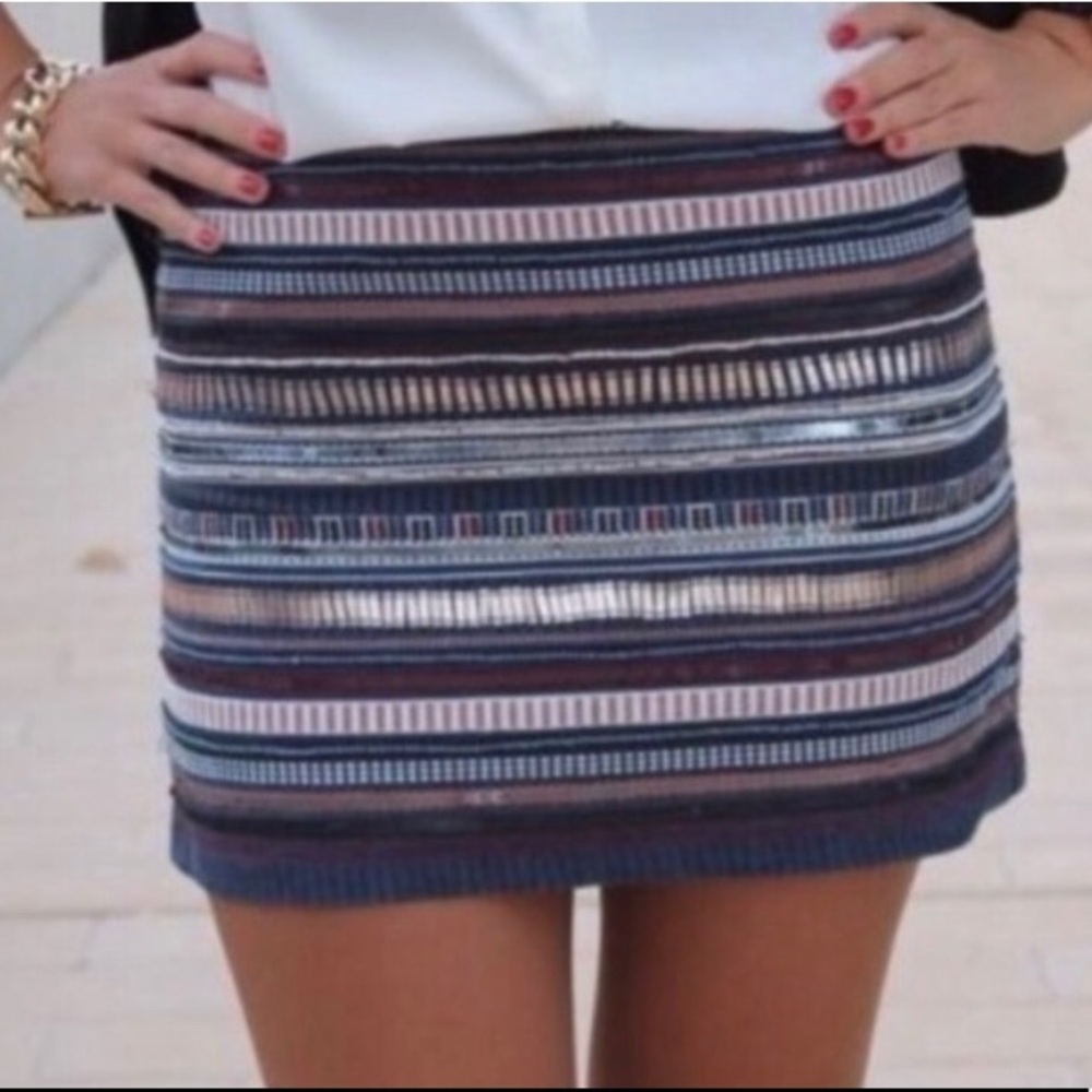 Zara sequin skirt